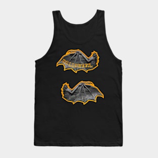 Halloween Grey Bat Wing Pack Tank Top